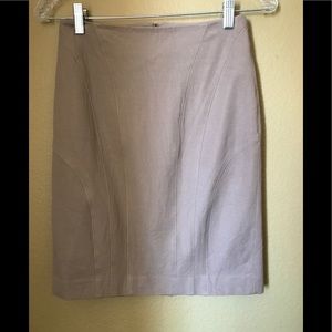 Banana Republic Beige Stretch Skirt Size 0